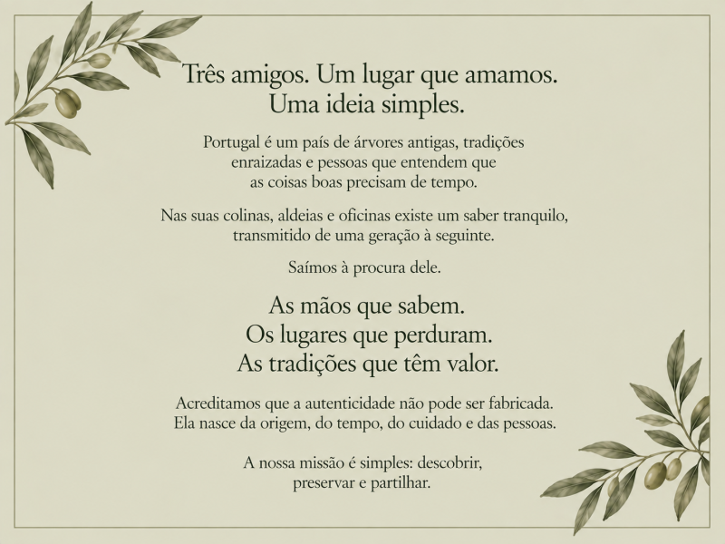 A nossa Filosofia