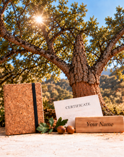 Personalized Cork Oak Tree Adoption in Portugal. Including a Personal Adoption Certificate