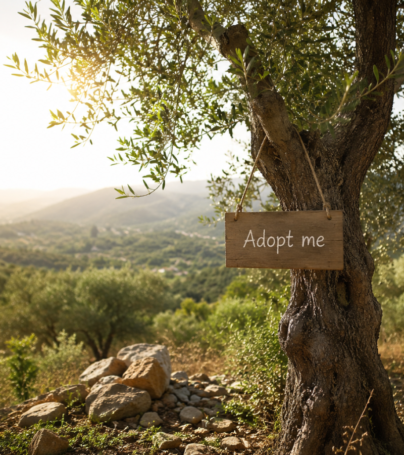 Personalised olive tree sponsorship in central Portugal