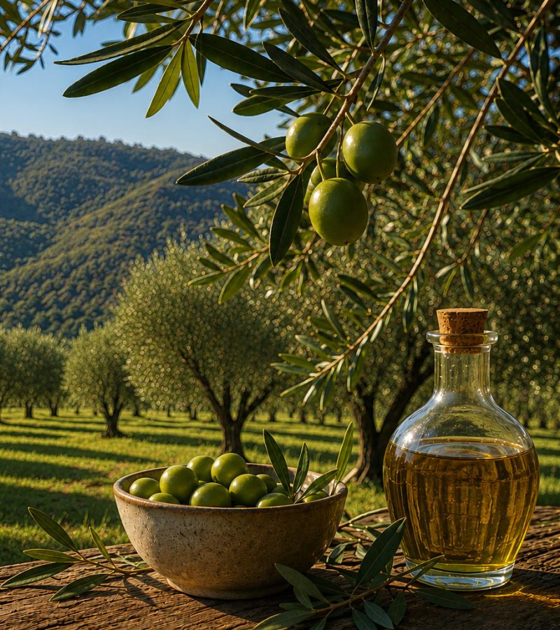 Ausgewogene Aromen, rund, fein und natürlich würzig. Entfaltet seinen Geschmack nach naturbelassenen Oliven der Sorte Galega.